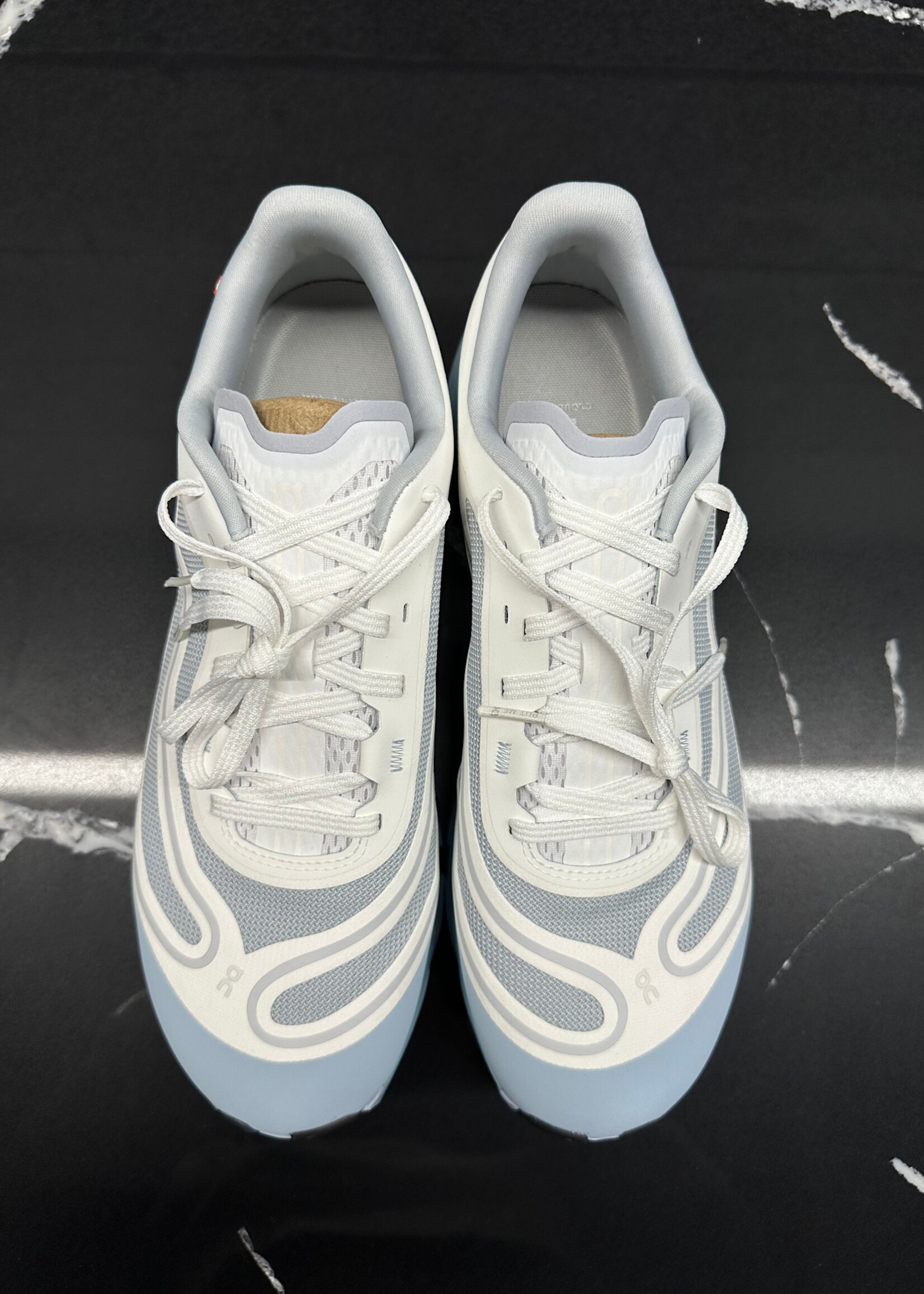 On Cloudflow 5 Ad Ikon Hail/White Sneaker 10 Masc
