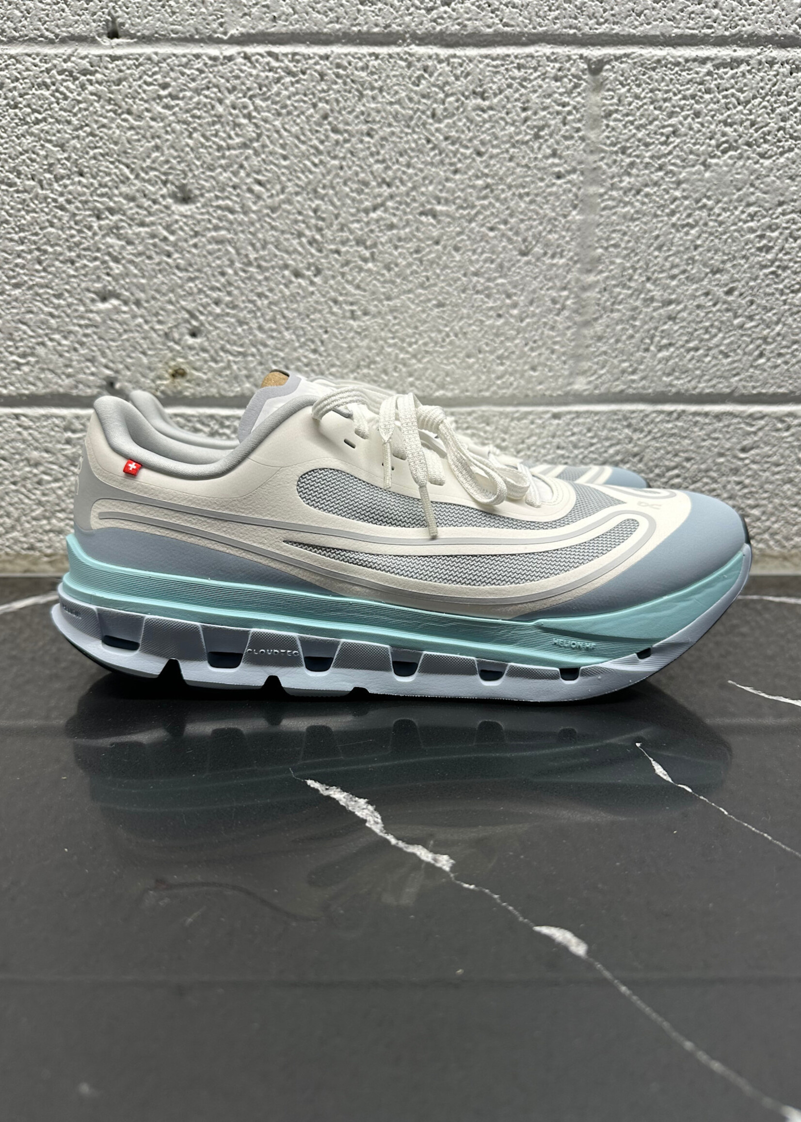 On Cloudflow 5 Ad Ikon Hail/White Sneaker 10 Masc