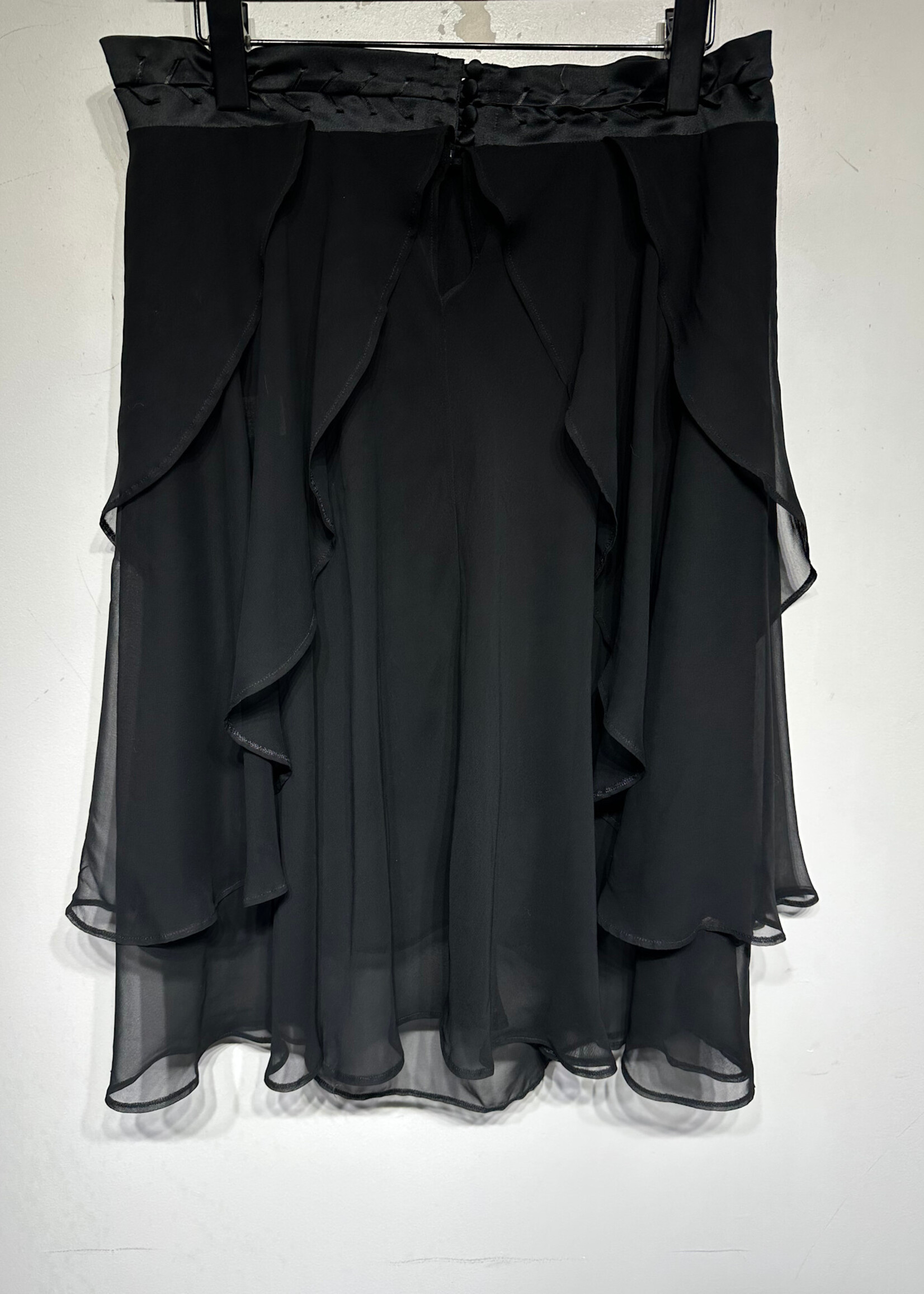 La Perla Black Label Sheer Asymmetrical Skirt 31