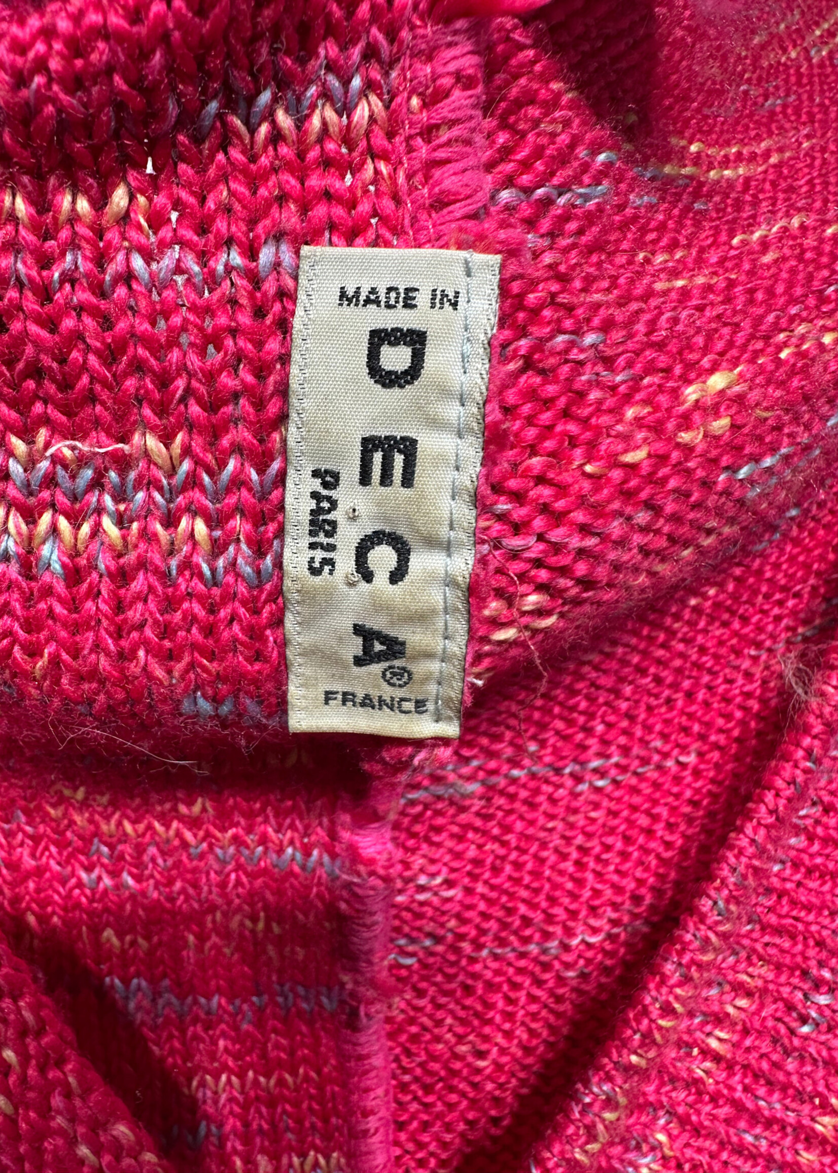 Deca Paris Pink Twisted Knit Tank M