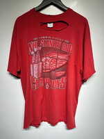 Redwings Stanley Cup Distressed Tee XL
