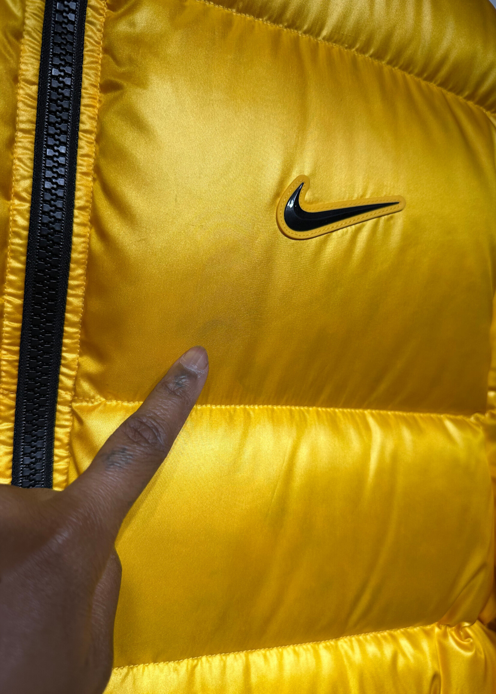 Nike x NOCTA Yellow Puffer Jacket Masc L