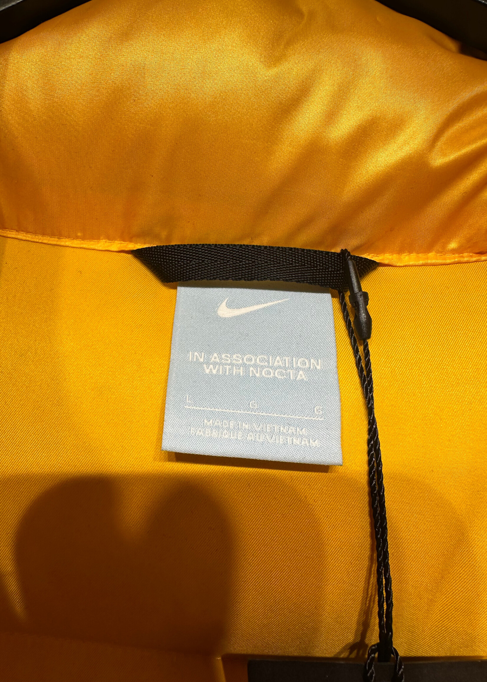 Nike x NOCTA Yellow Puffer Jacket Masc L