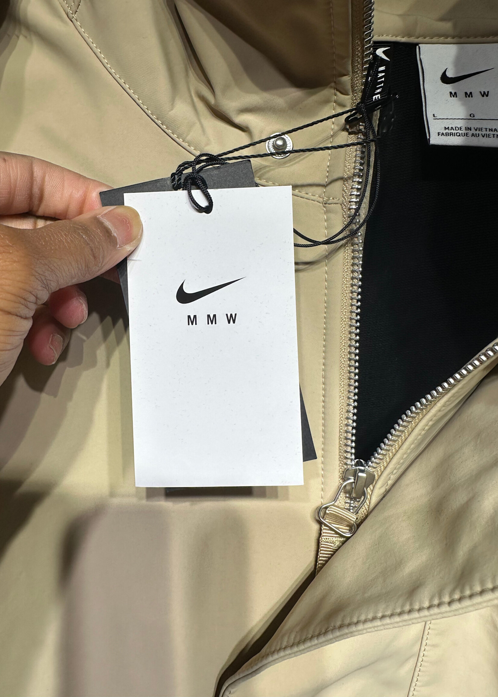 Nike x Matthew M Williams Tan Crop Jacket L