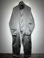 Prada AW22 Re-Nylon Grey Silk Jumpsuit M AS IS M