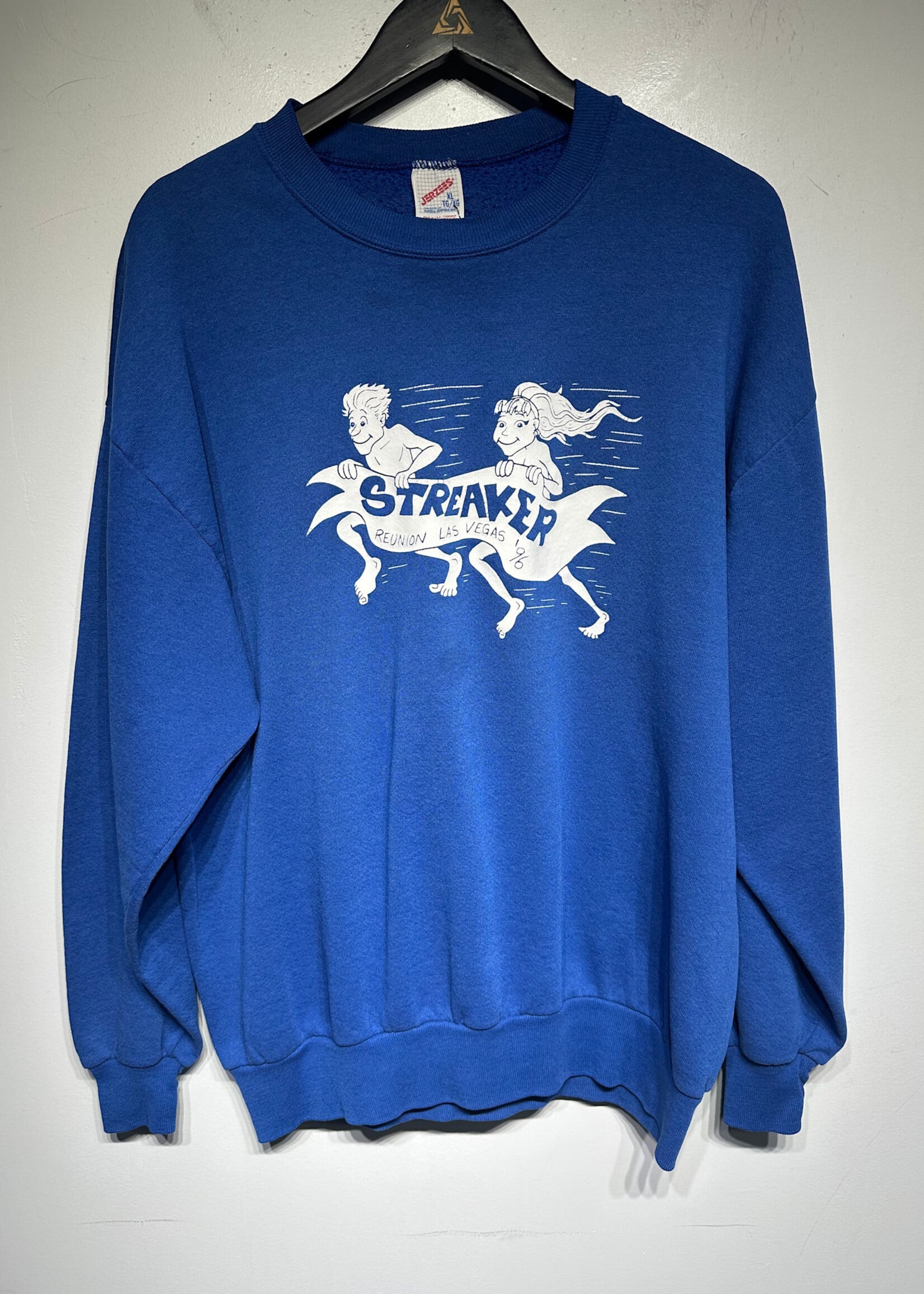 Streaker Reunion LV '96 Blue Sweater XL AS IS