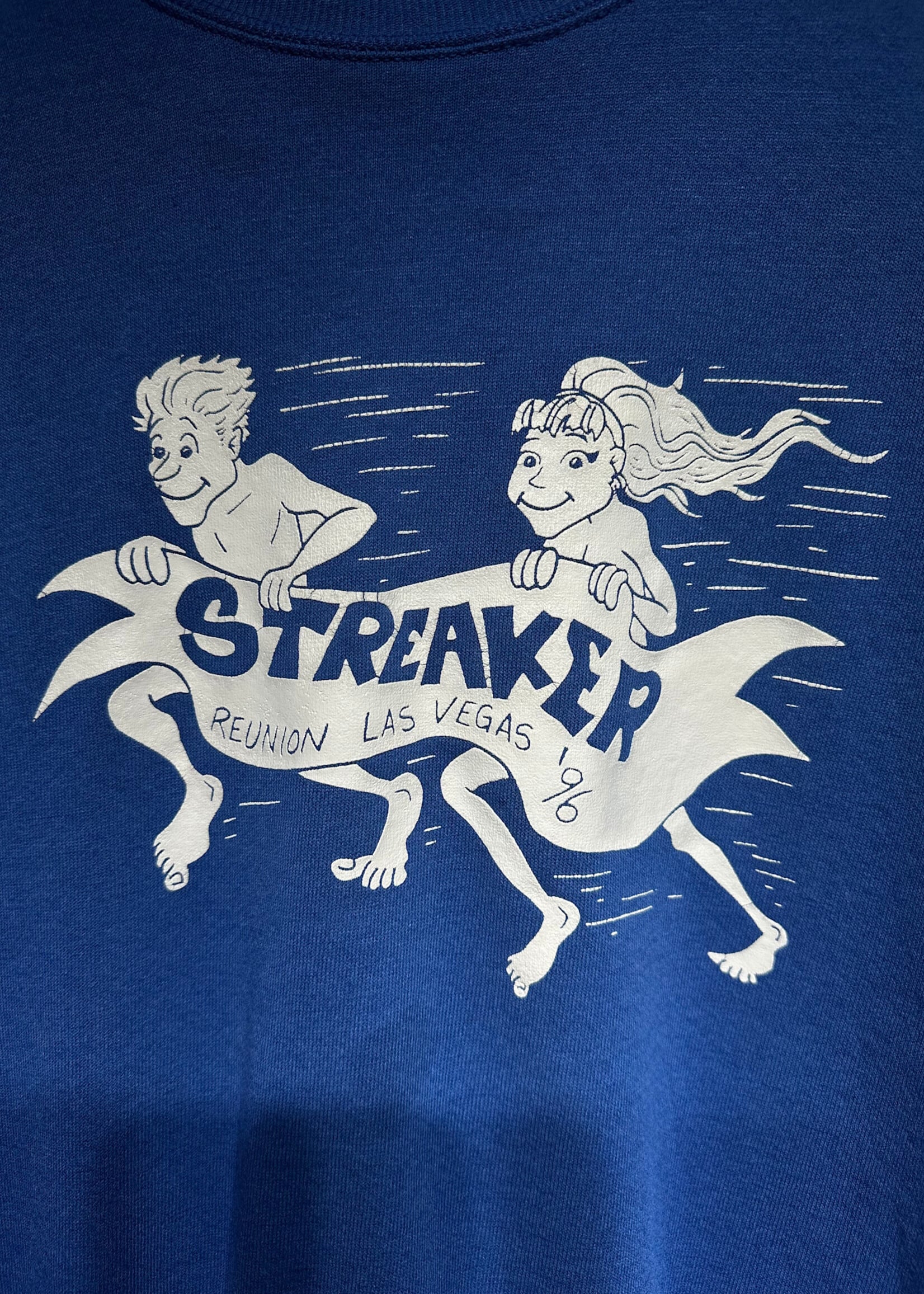 Streaker Reunion LV '96 Blue Sweater XL AS IS