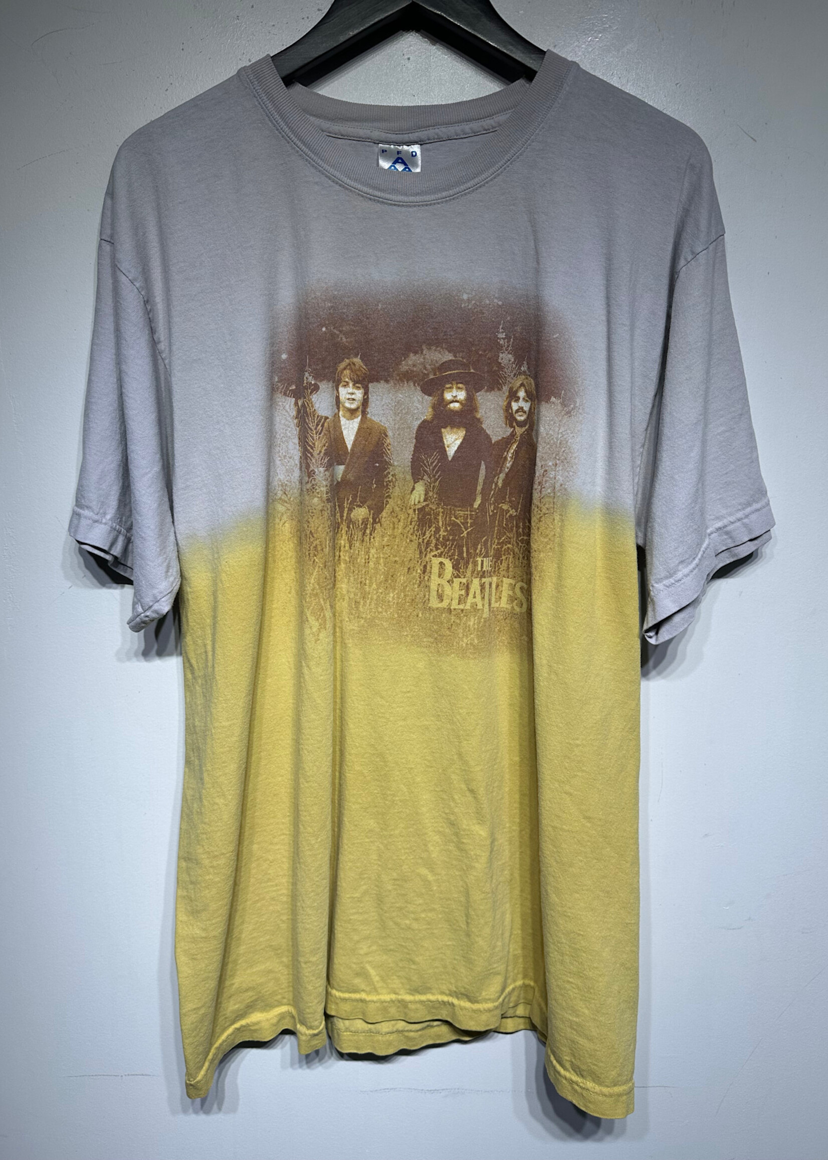 The Beatles Yellow Ombre Tee XL