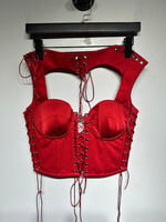 Emmanuela Rolea Red Cupid Corset 34/S