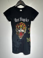 Ed Hardy Y2K LA Black Long Tee XS AS IS