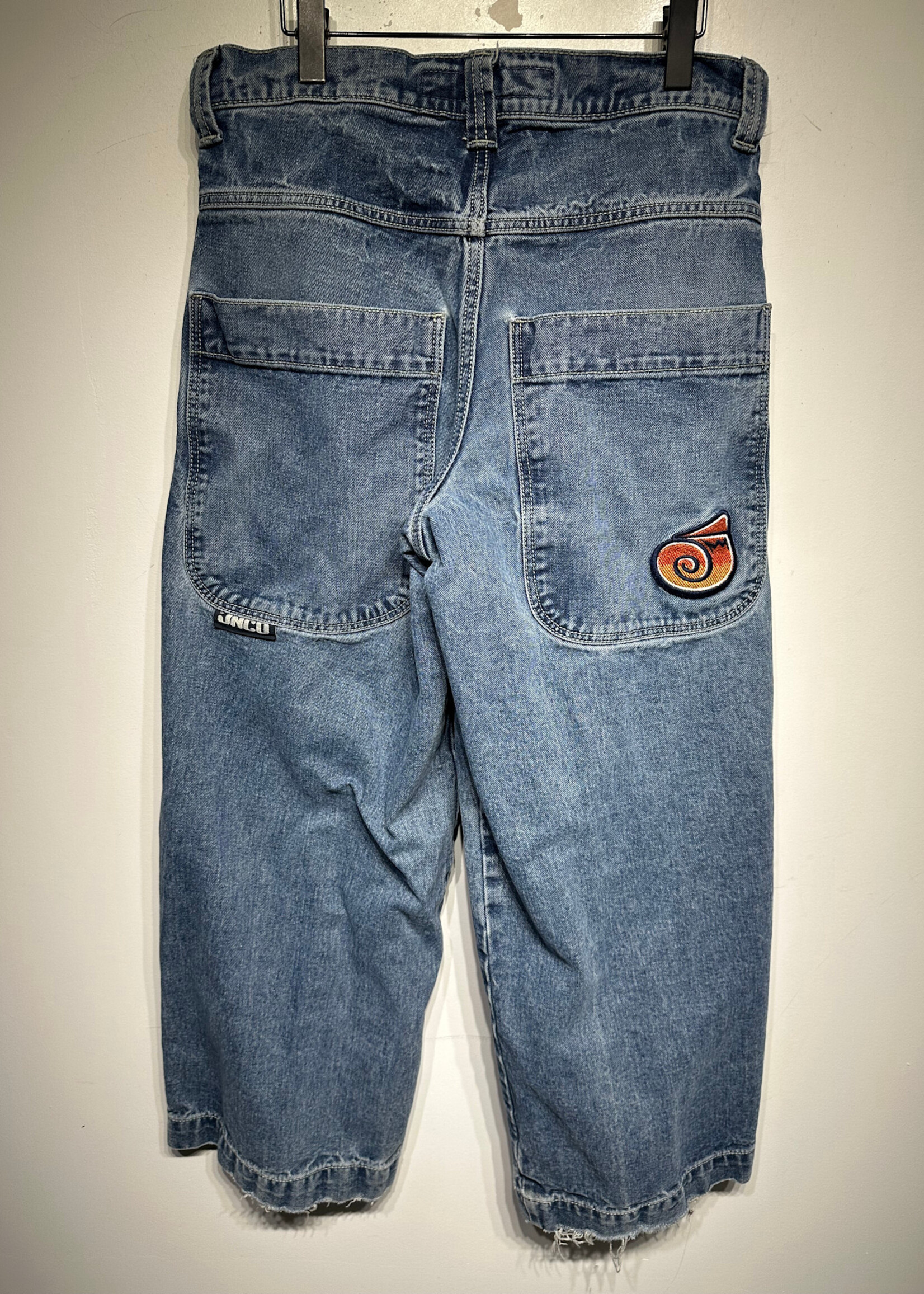 JNCO Twin Canon Mid Wash Jeans Unisex 32