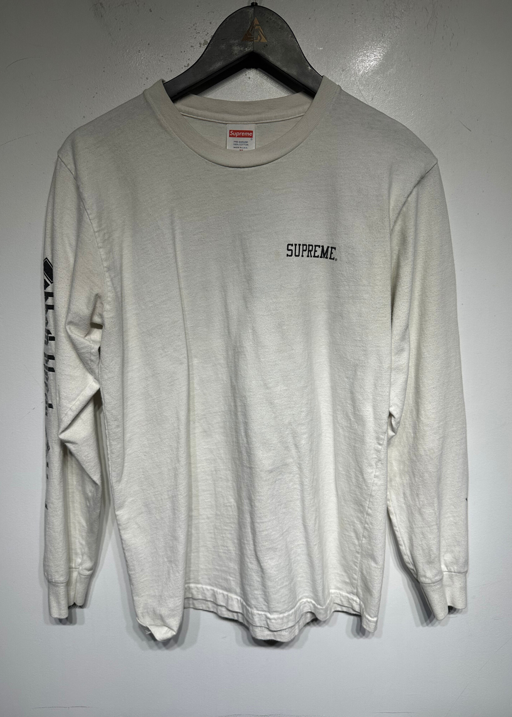 Supreme Black Sabbath White LS M