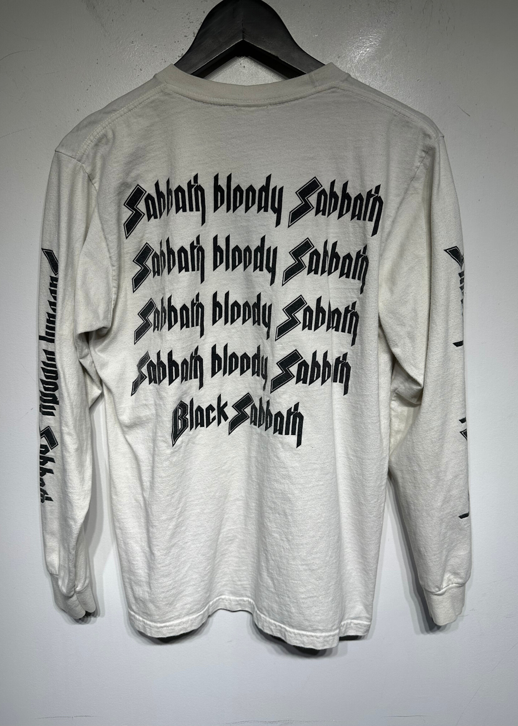 Supreme Black Sabbath White LS M