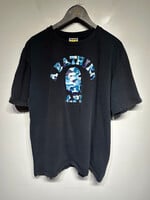 Bape Blue Camo Black Tee XXL