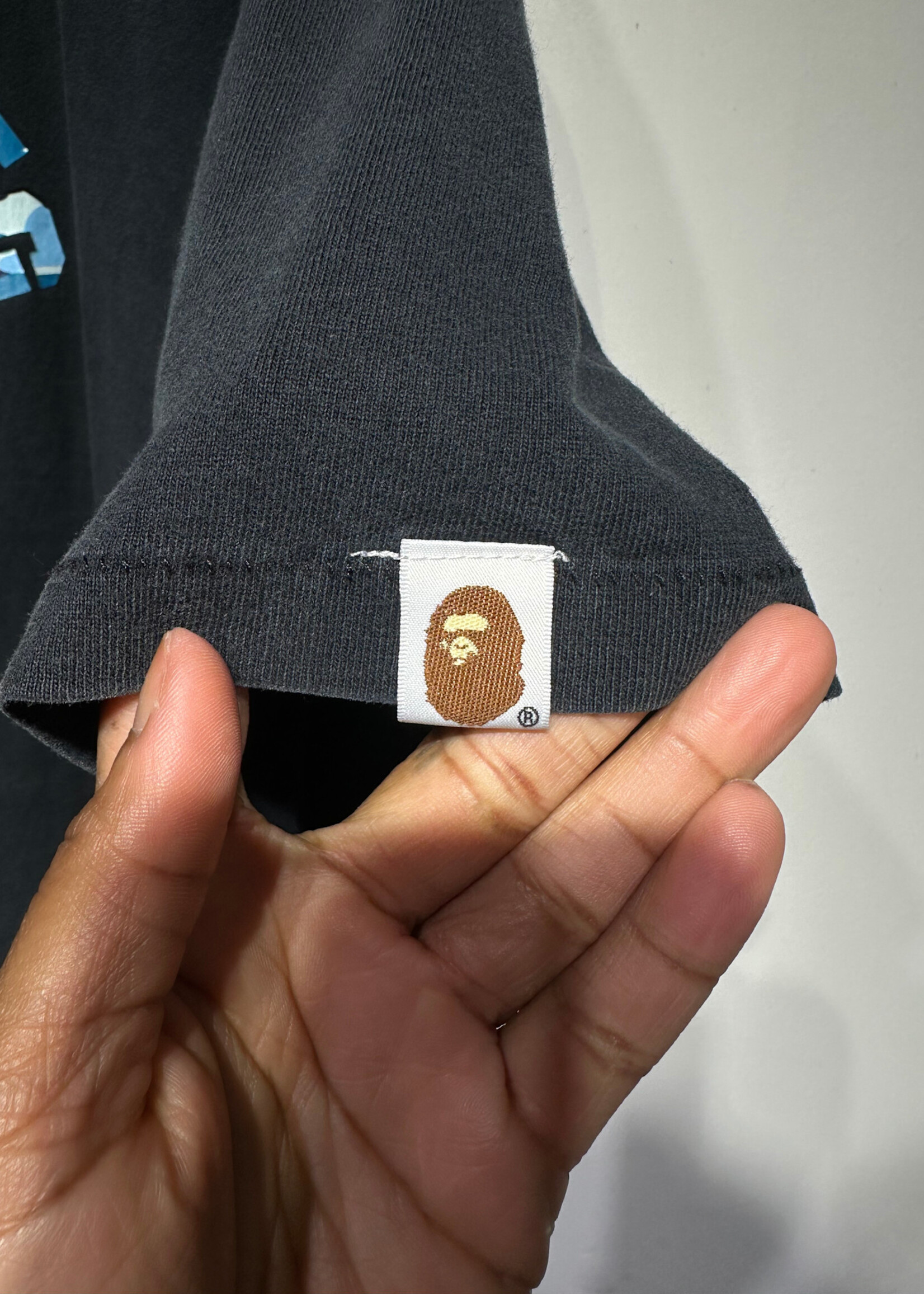 Bape Blue Camo Black Tee XXL