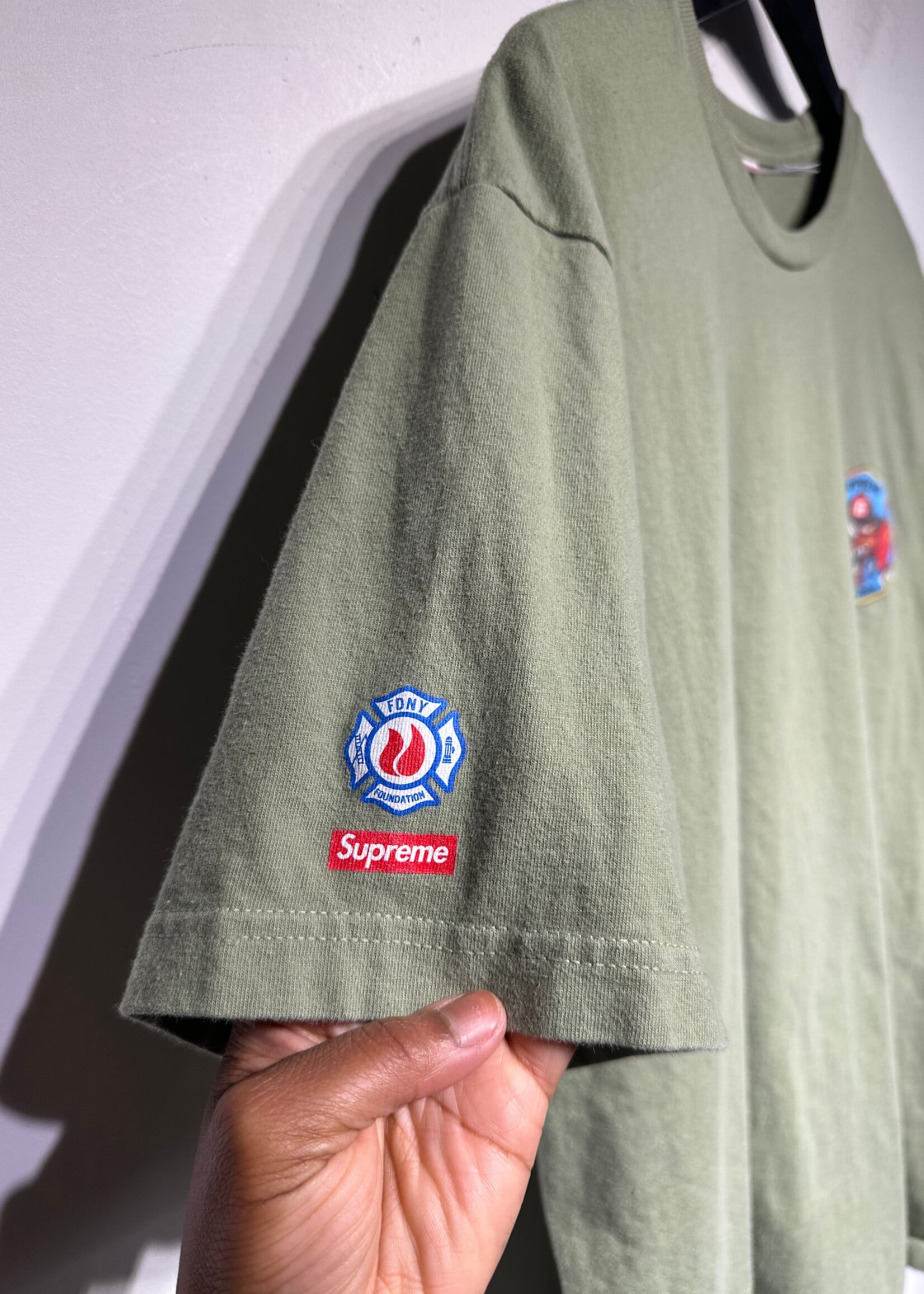 Supreme Chinatown Green Tee XL
