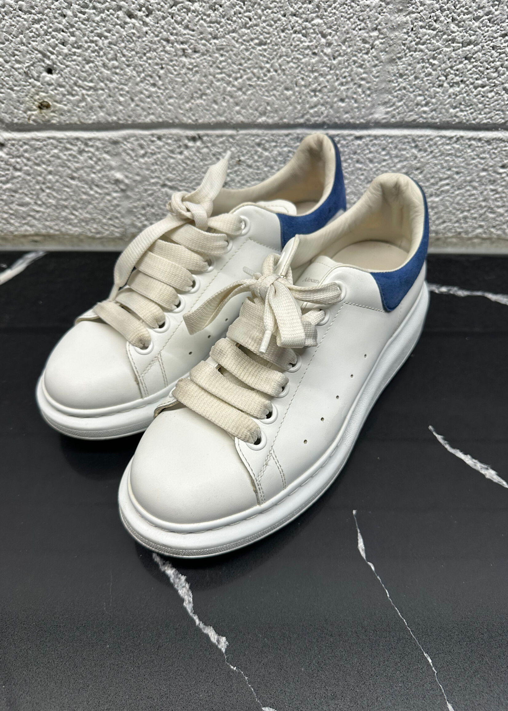 McQueen Blue White Oversized Sneaker 38.5/7.5