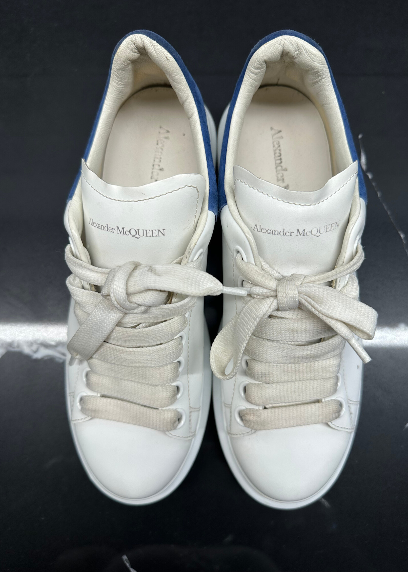 McQueen Blue White Oversized Sneaker 38.5/7.5