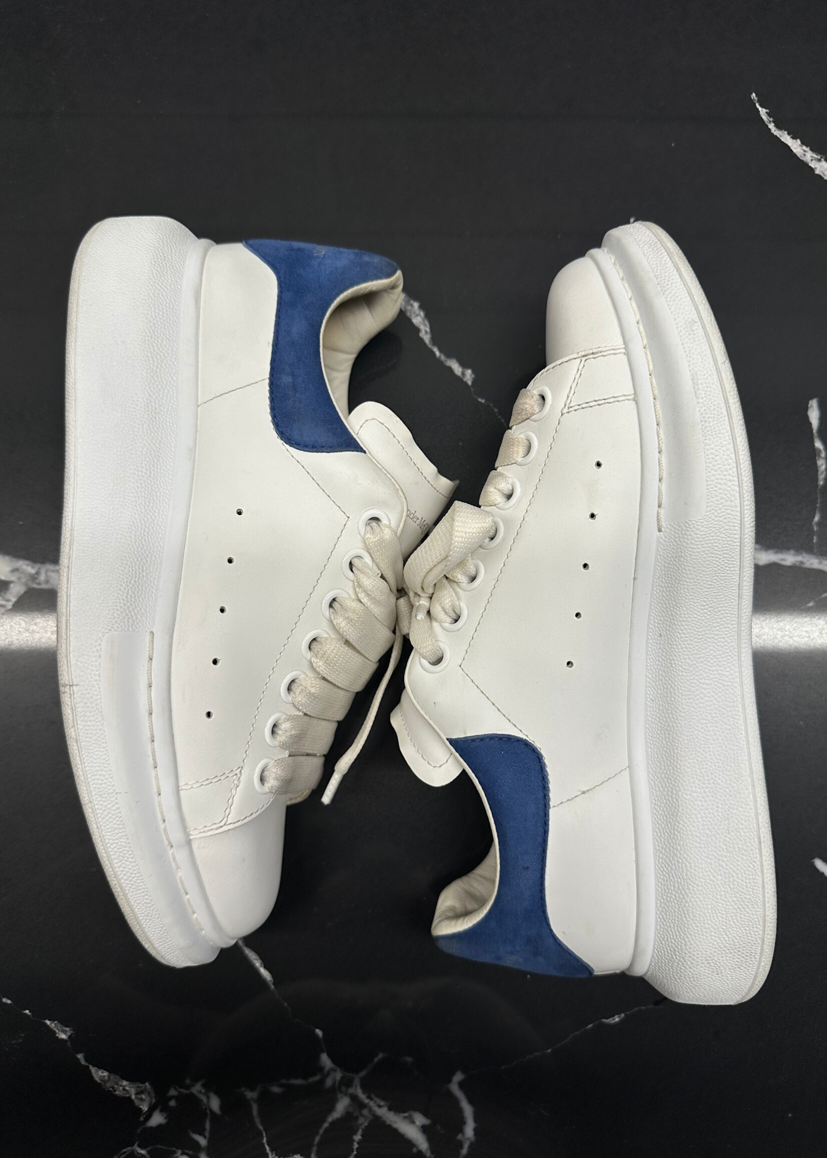 McQueen Blue White Oversized Sneaker 38.5/7.5