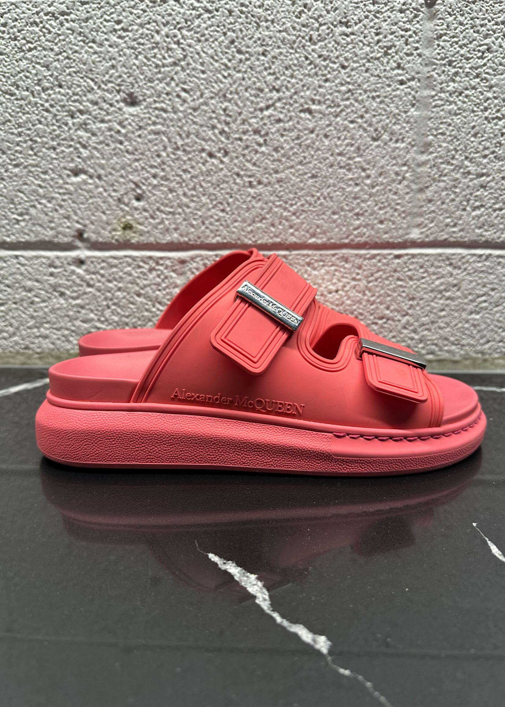 McQueen Pink Hybrid Slides 39/8.5
