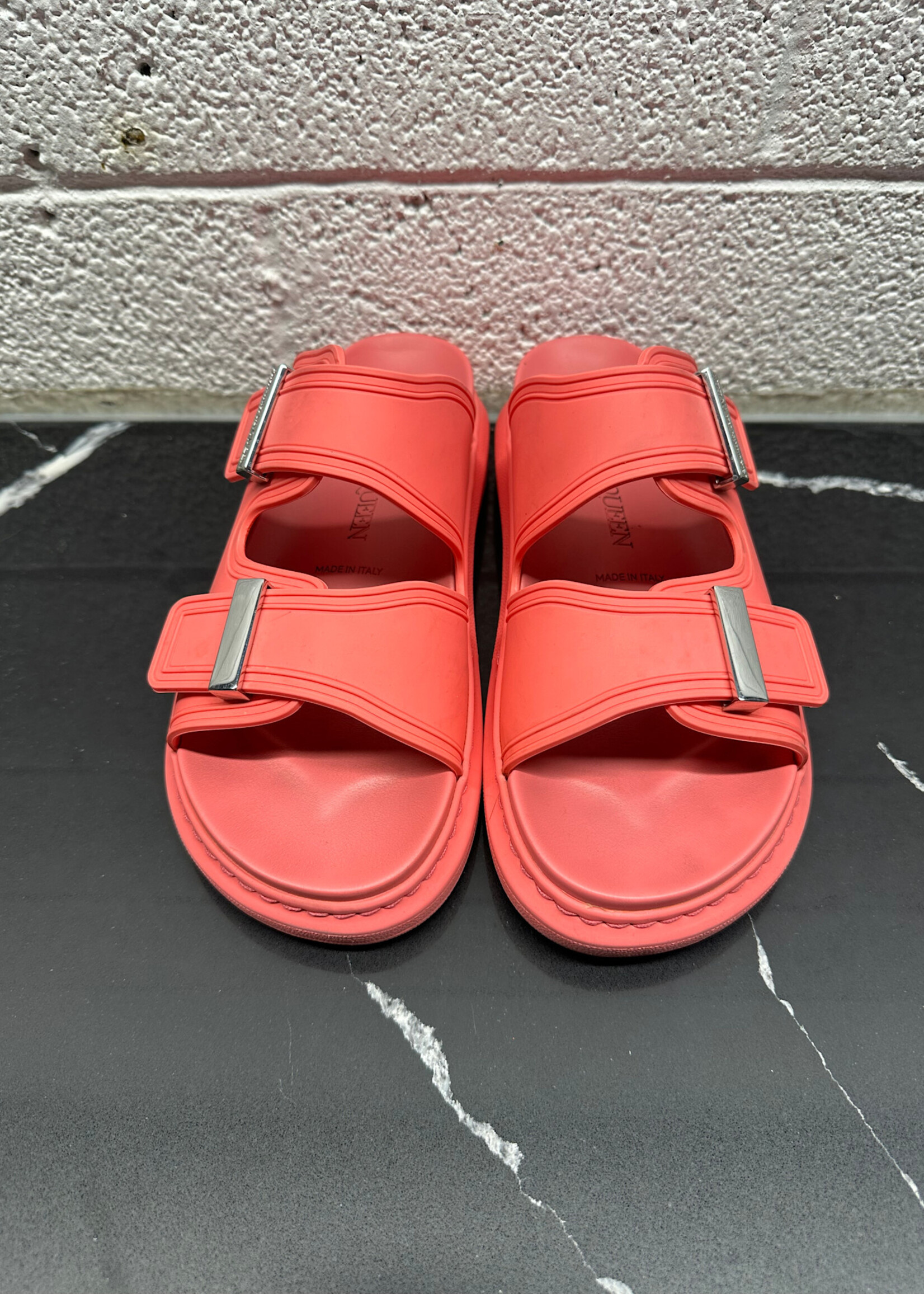 McQueen Pink Hybrid Slides 39/8.5