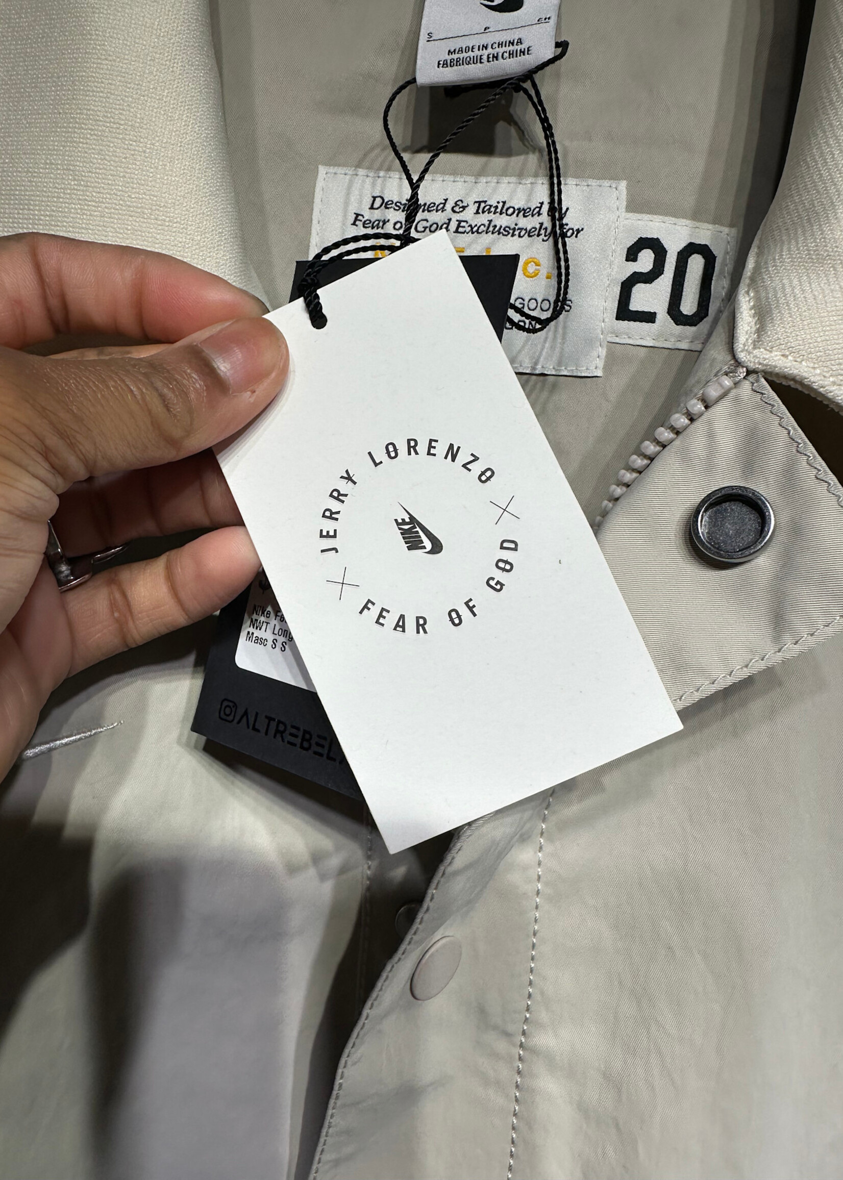 Nike Fear of God NWT Long BU Tee Masc S