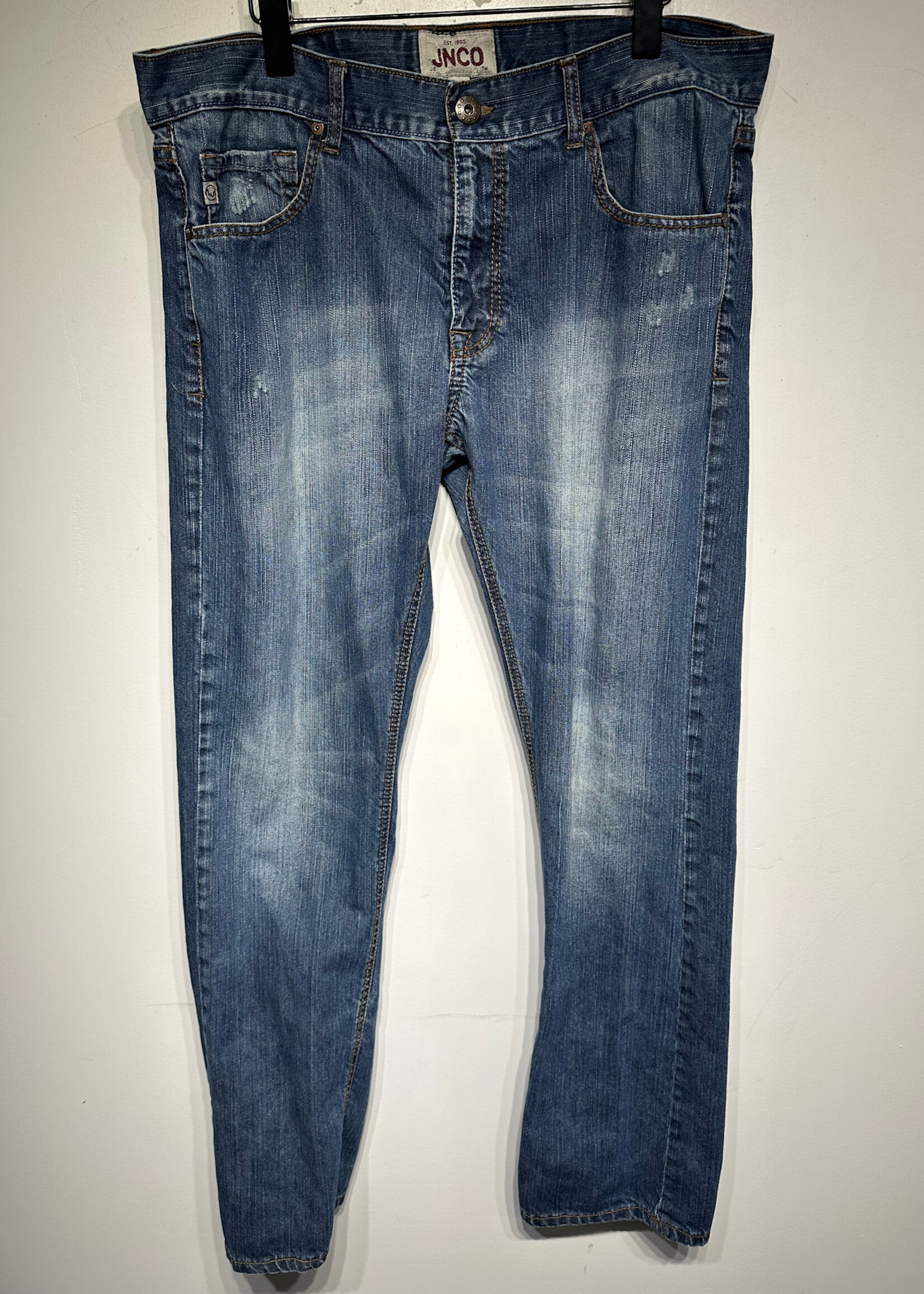 JNCO Y2K Slim Straight Dark Wash Jeans Masc 36