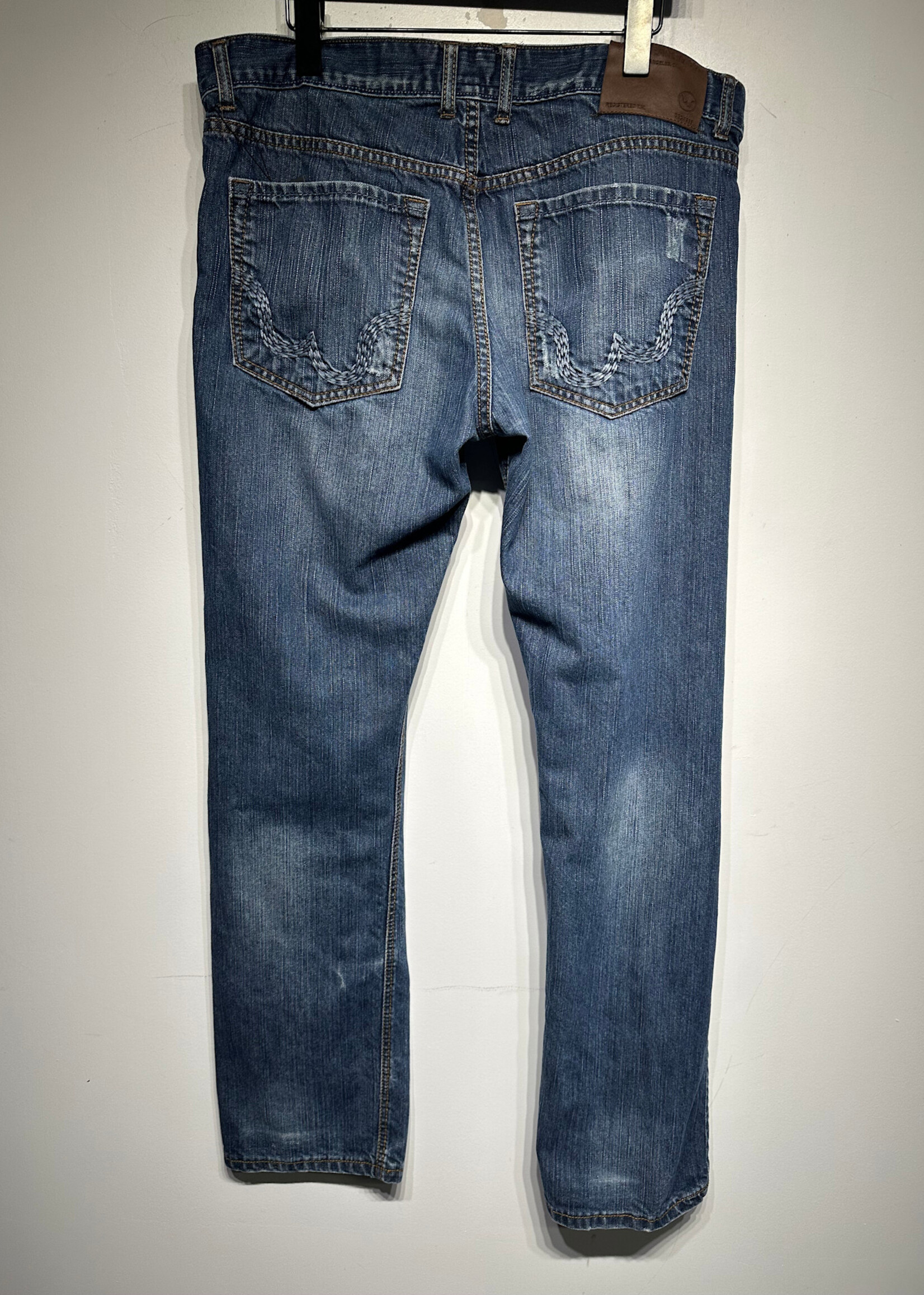 JNCO Y2K Slim Straight Dark Wash Jeans Masc 36
