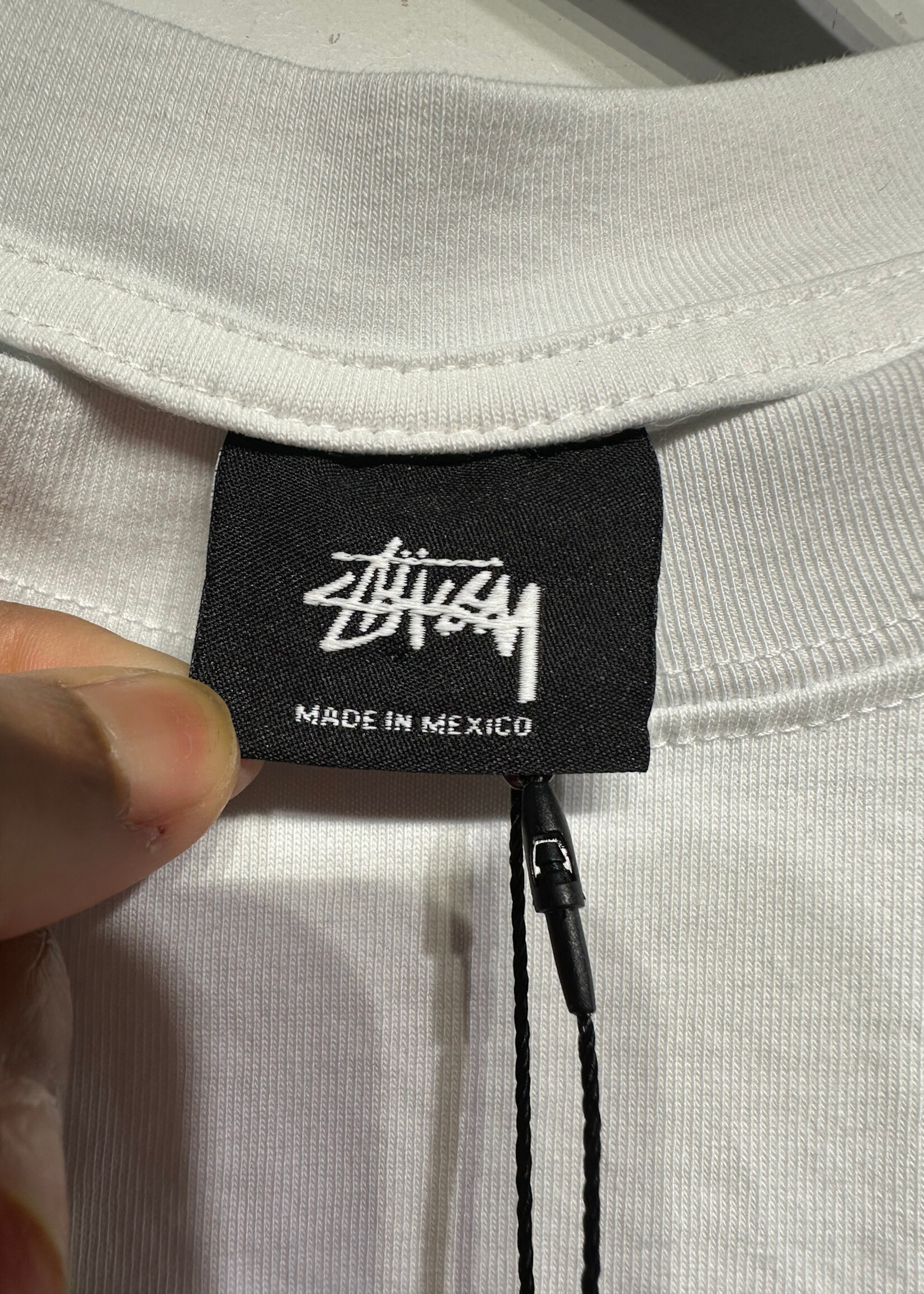 Stussy Large Car Print White Tee S As Is