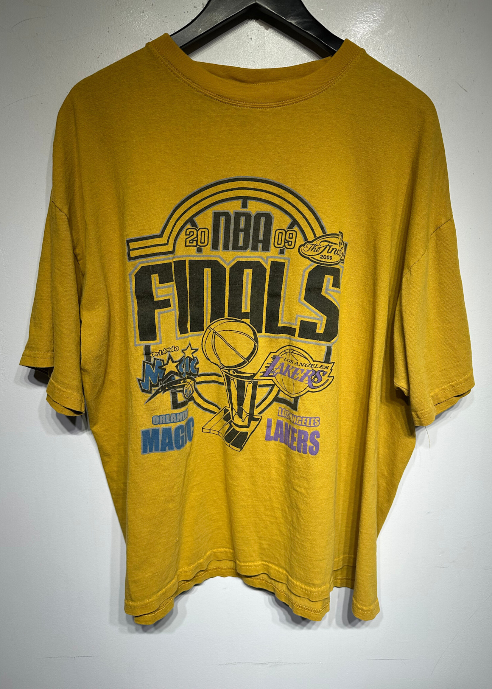NBA Finals 2009 Yellow Tee XL