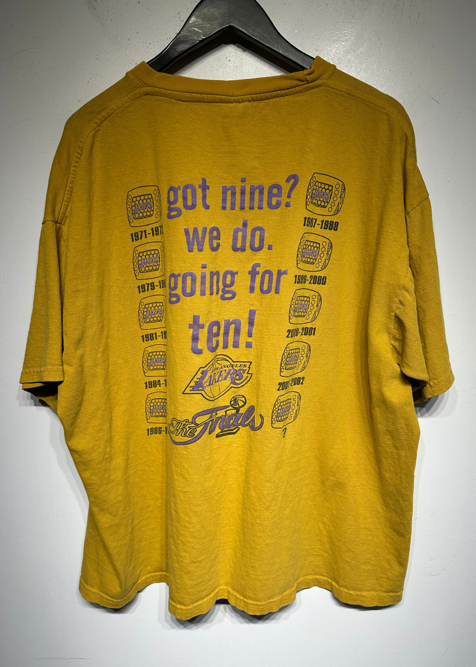 NBA Finals 2009 Yellow Tee XL