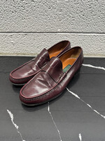 Gucci Vintage Maroon Leather Loafers 42/9