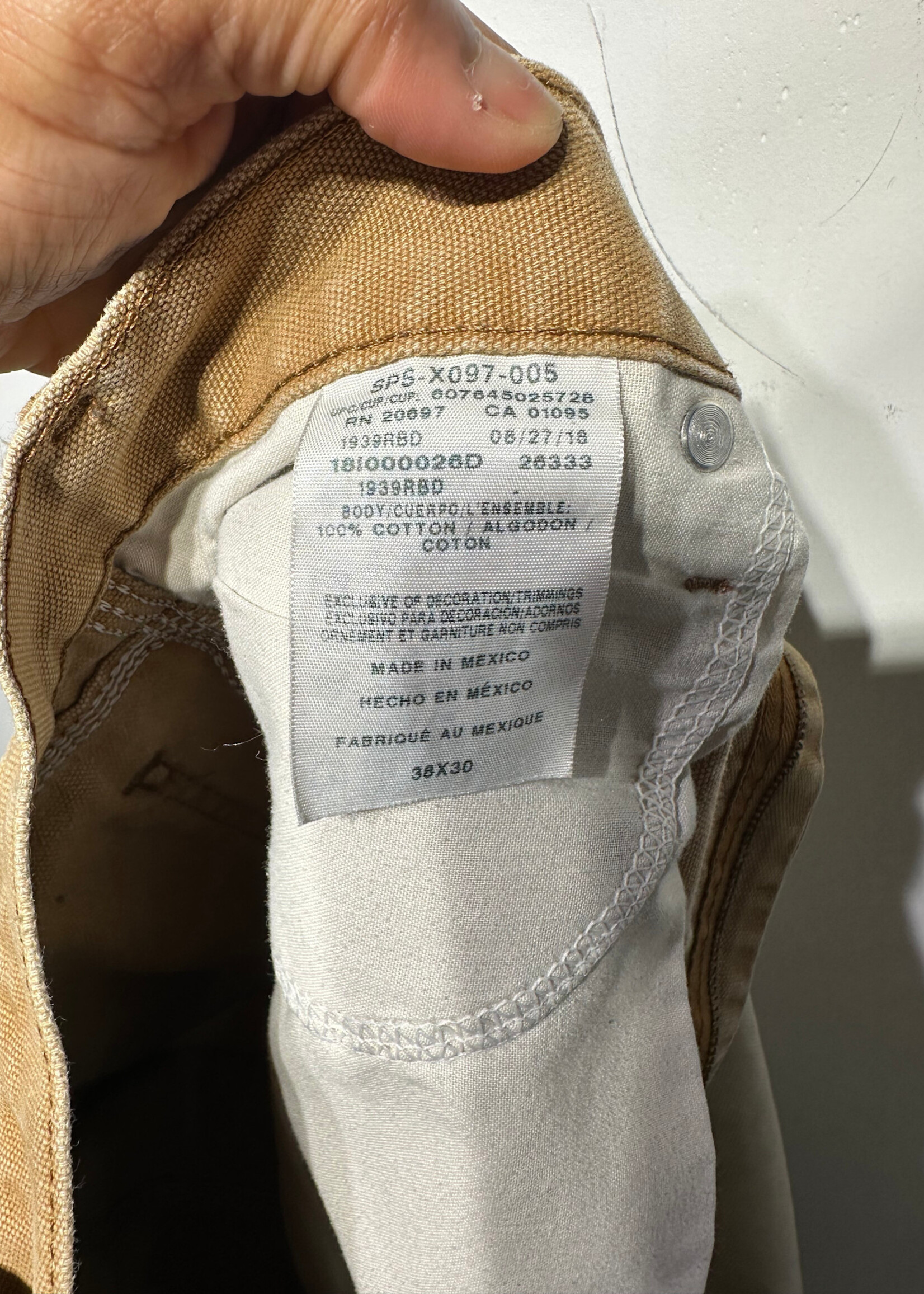 Dickies Ultra Faded Tan Carpenter Pants Masc 38