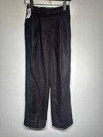Wilfred NWT Black Linen Pleated Trouser 24