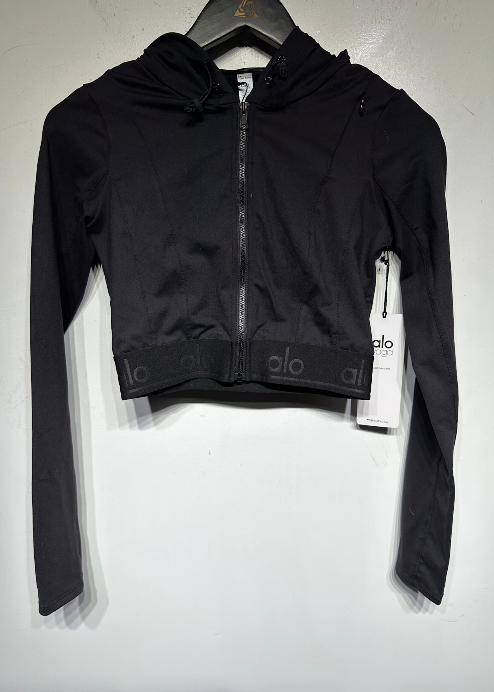 NWT BLACK ALO HOODIE XS