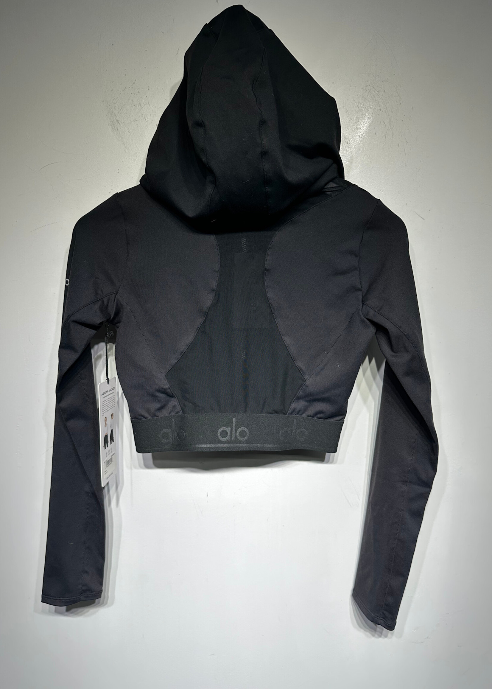 NWT BLACK ALO HOODIE XS