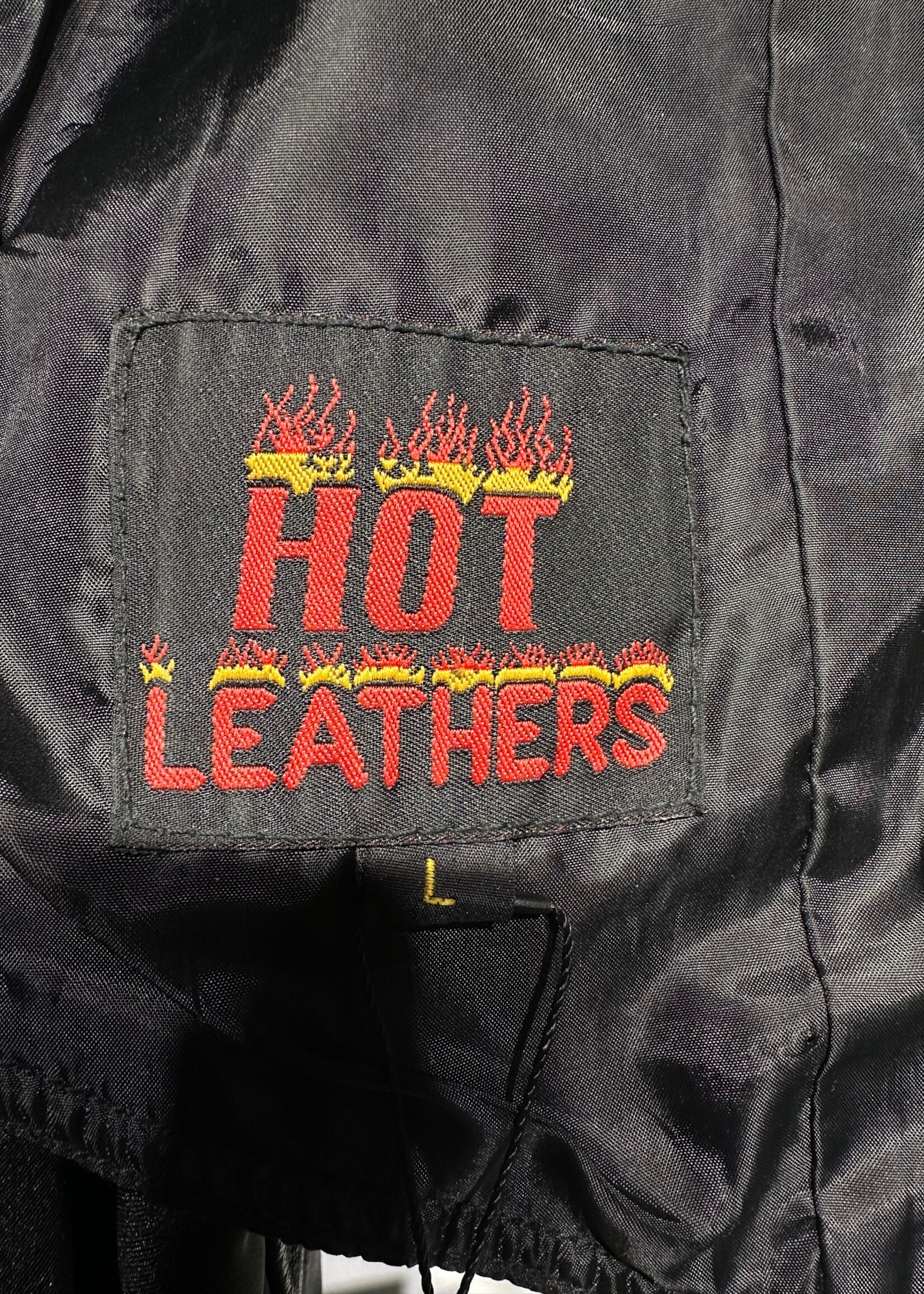 HOT LEATHERS WOMENS BIKER VEST FEM L