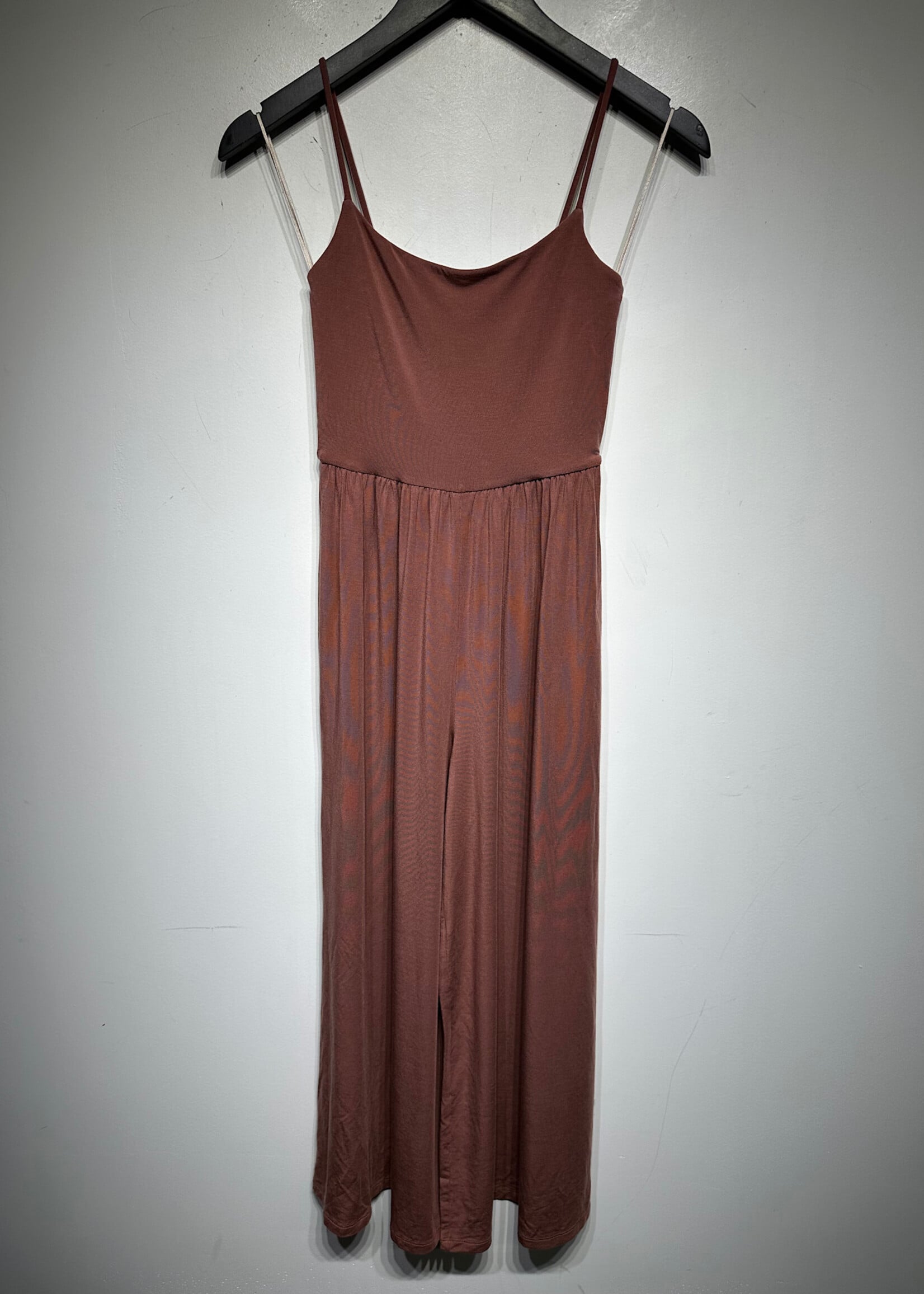Wilfred Taupe Tank Flared Jumpsuit XXS
