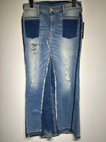 True Religion Patchwork Maxi Denim Skirt 25