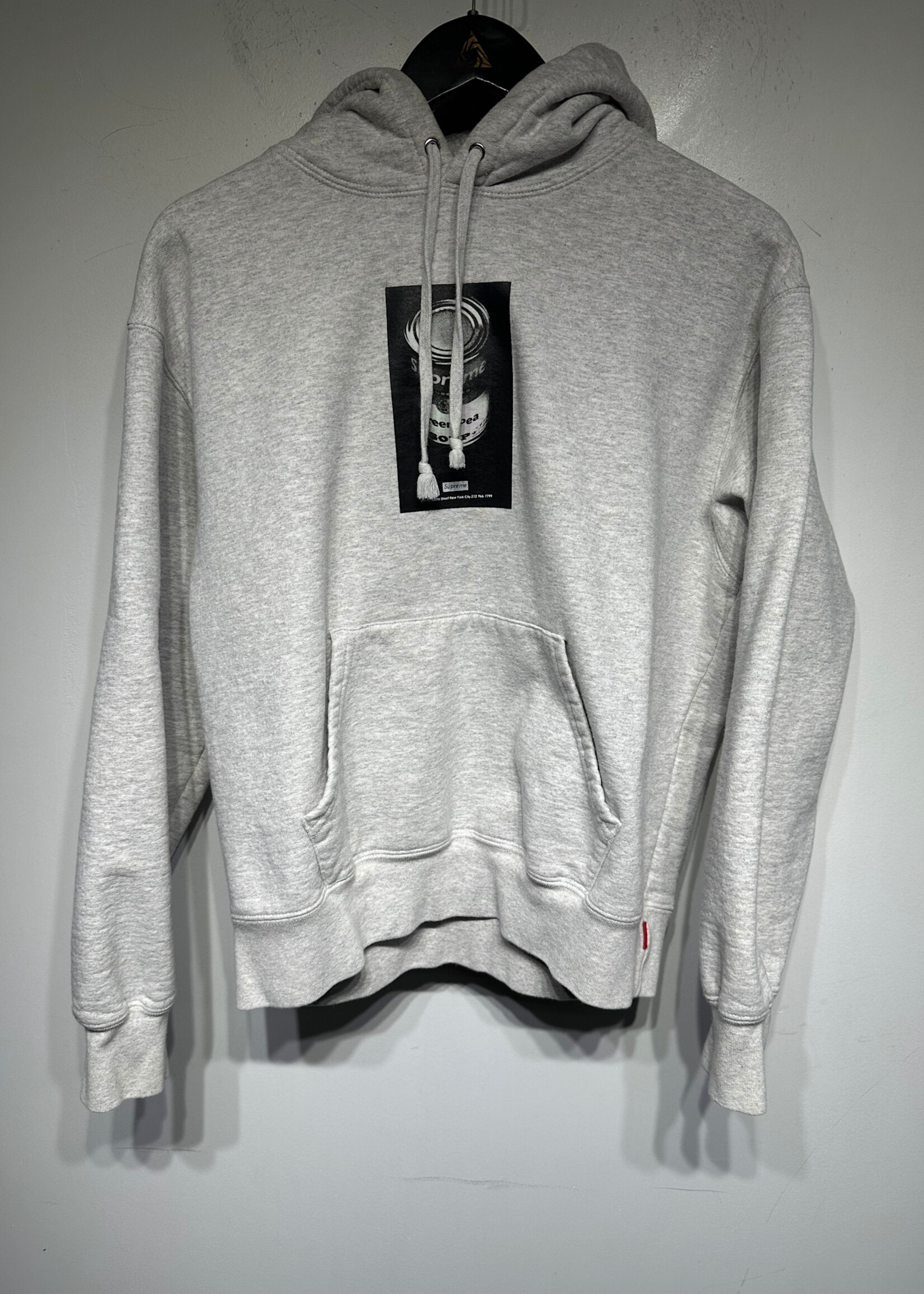 Supreme X Campbells Soup Grey Hoodie S AS IS