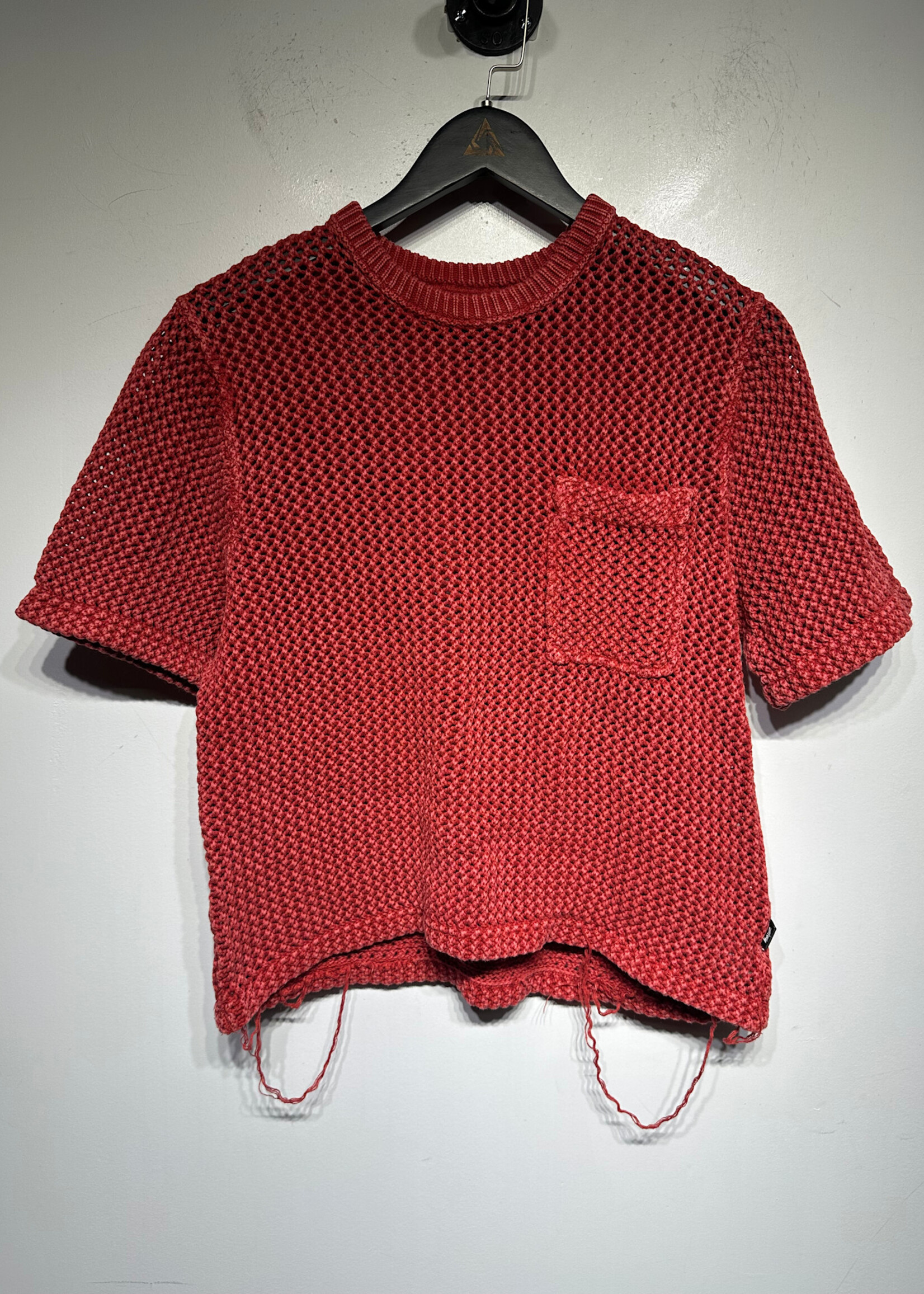 Stussy Red Knit Shirt S