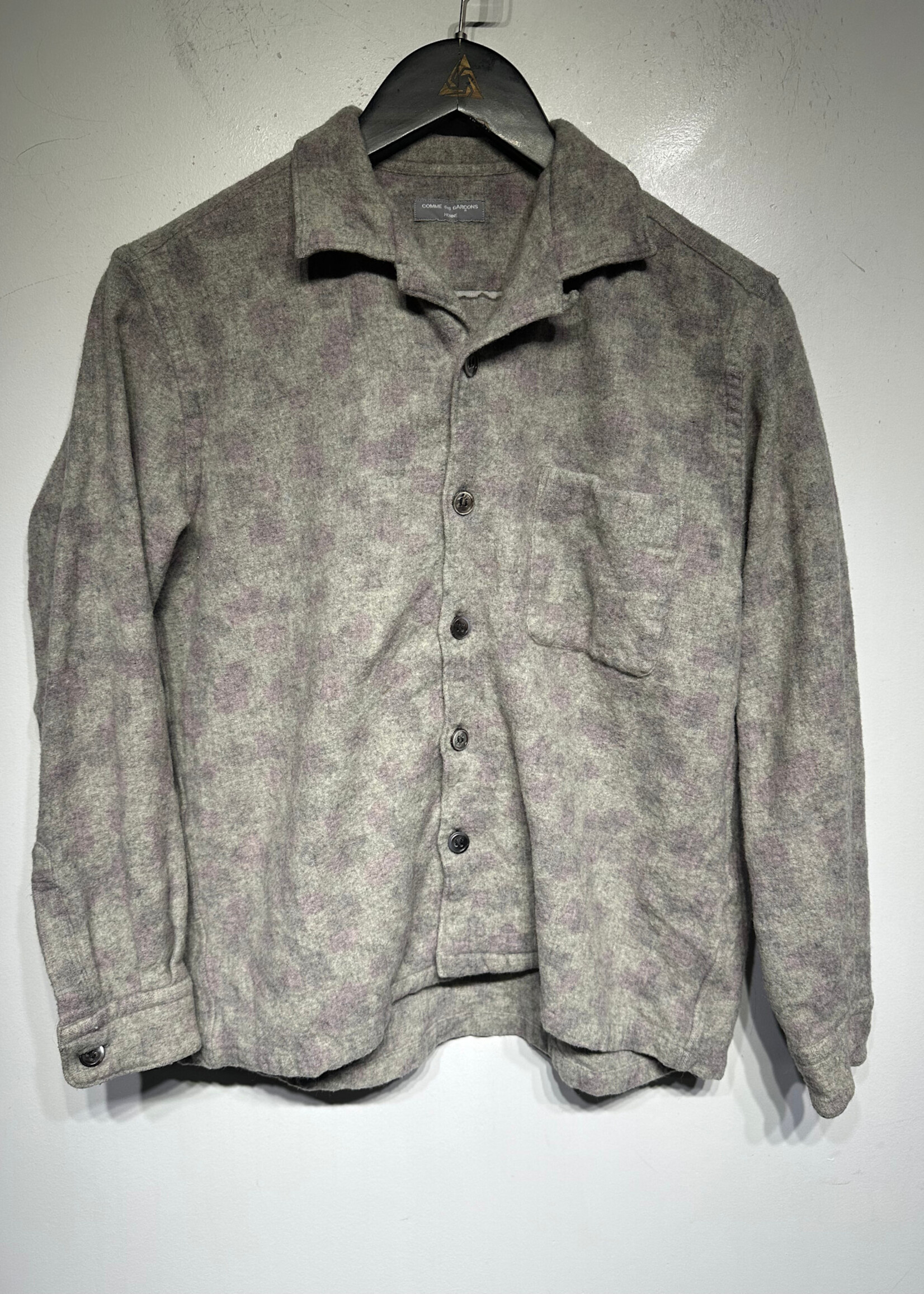 Comme Des Garcon Grey Purple Wool BU Fem M