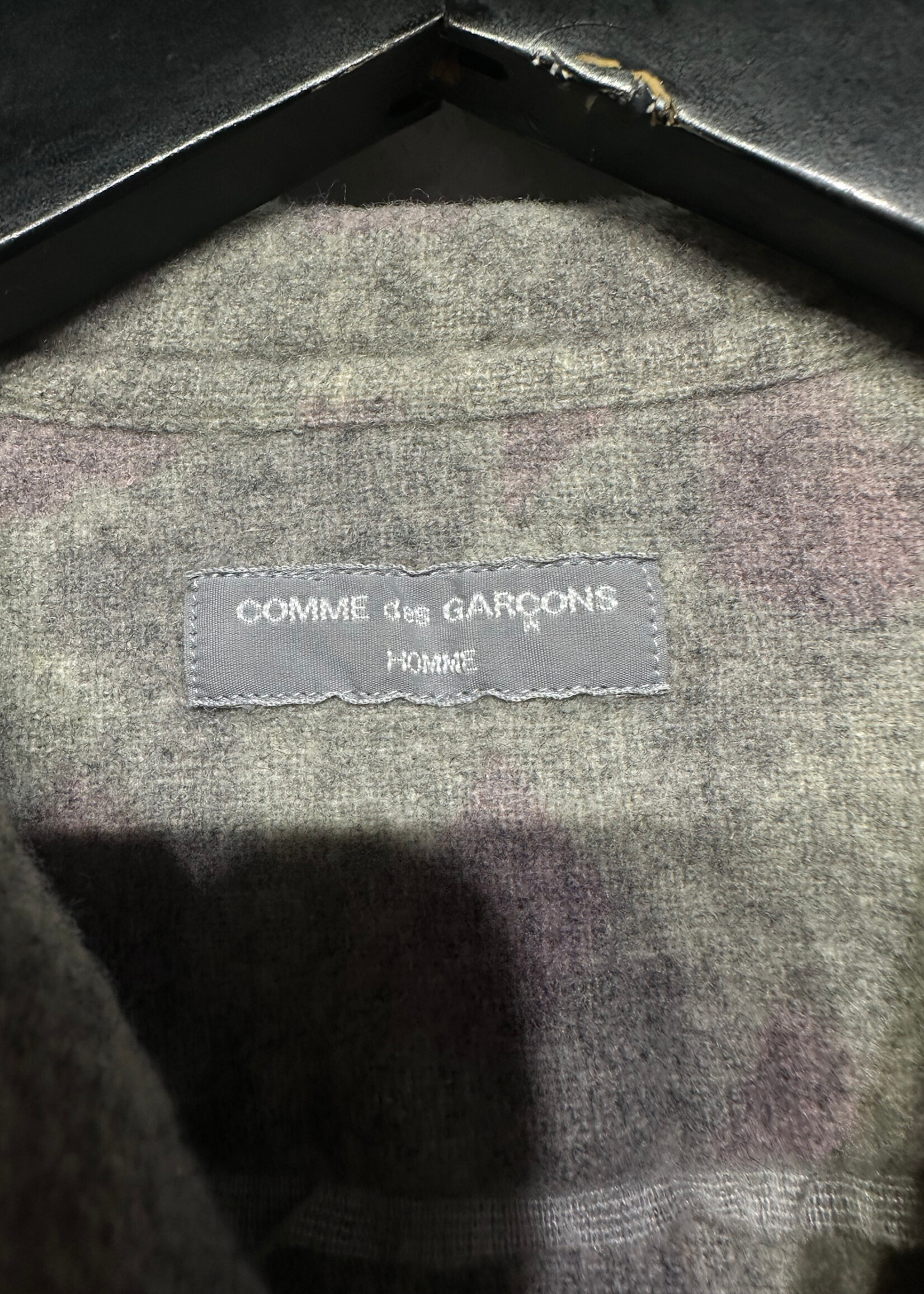 Comme Des Garcon Grey Purple Wool BU Fem M