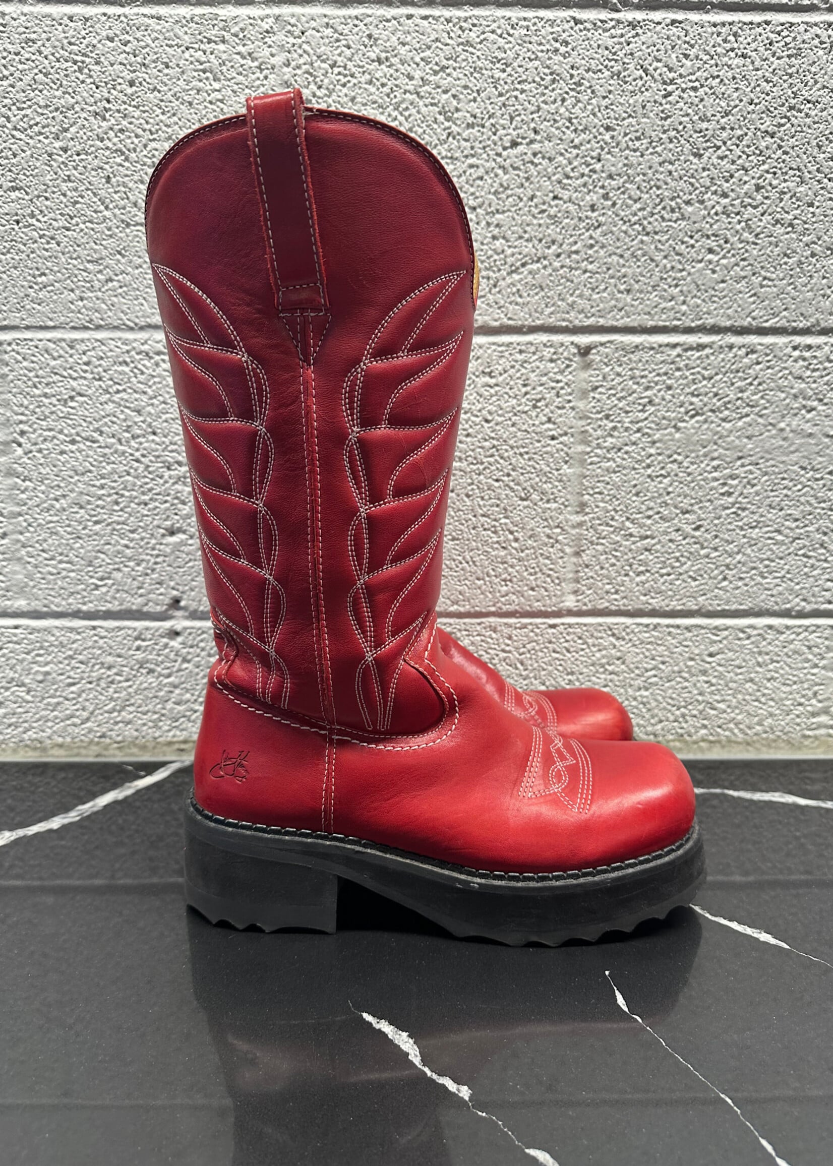 John Fluevog F Sole Hi Cowboy Boot Fem 10