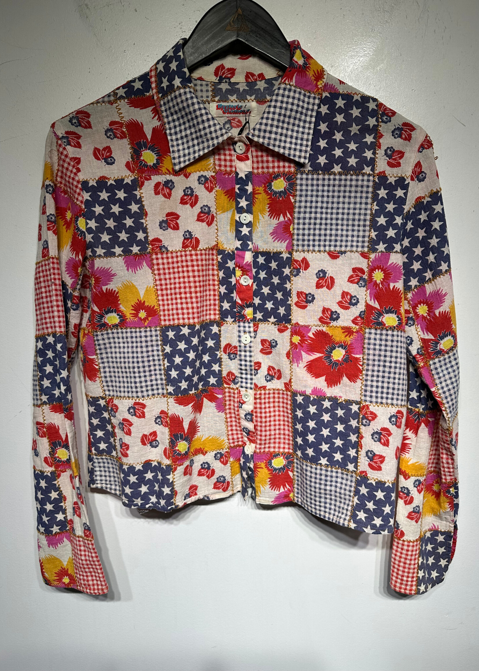 Hysteric Glamour Patchwork Flannel Fem M