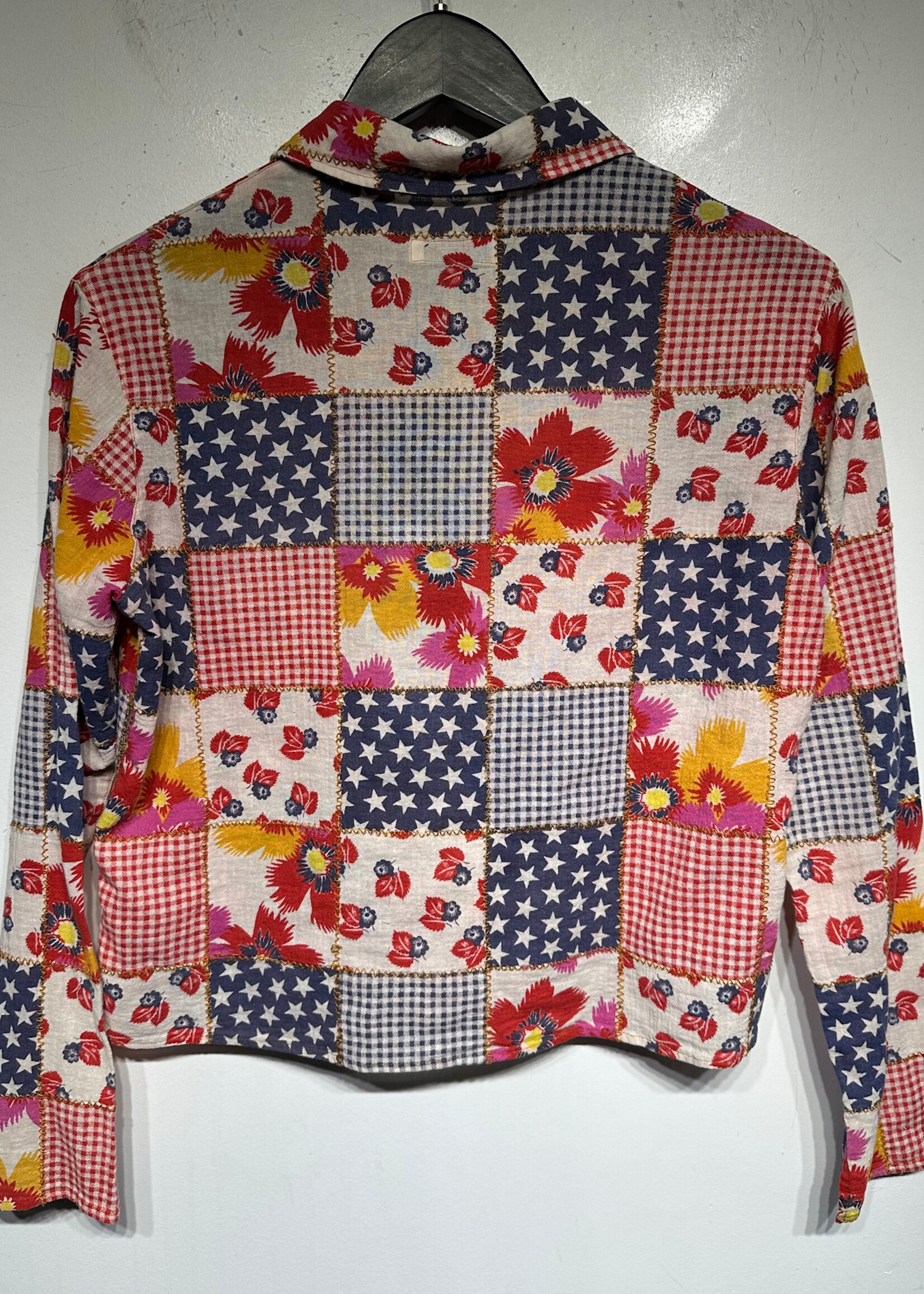Hysteric Glamour Patchwork Flannel Fem M