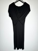 Allsaints Black Red SS Glitter Dress L
