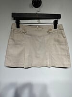 Forever 21 Y2K Tan Pleated Skirt 28 Fem