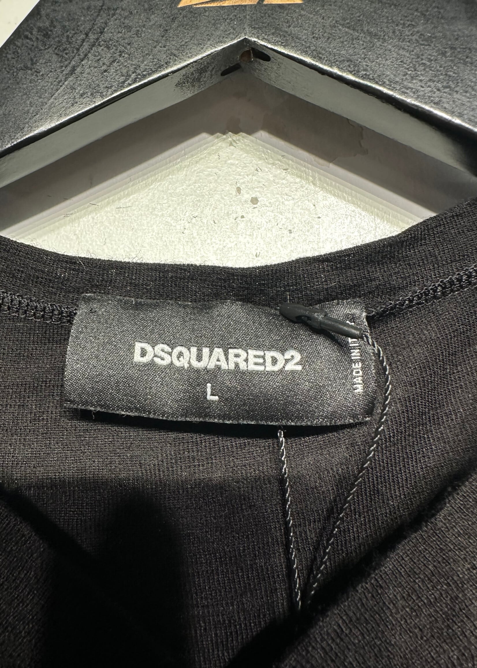 DSquared2 Sheer Henley Long Tee Fem L