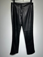 Bebe Y2K Side Zip Leather Pant 27